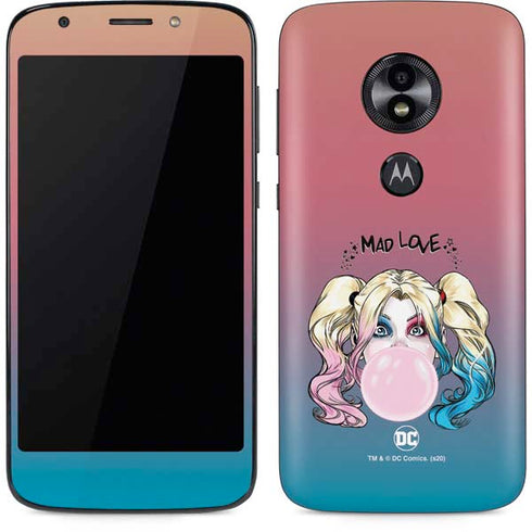 DC Comics Harley Quinn Mad Love Moto E5 Play Skin